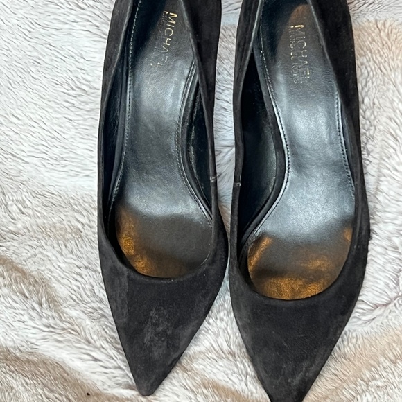 Michael Kors Black Suede Pumps - Picture 1 of 7